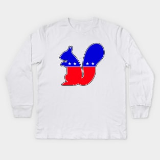 Third Party Politics Squirrel Kids Long Sleeve T-Shirt